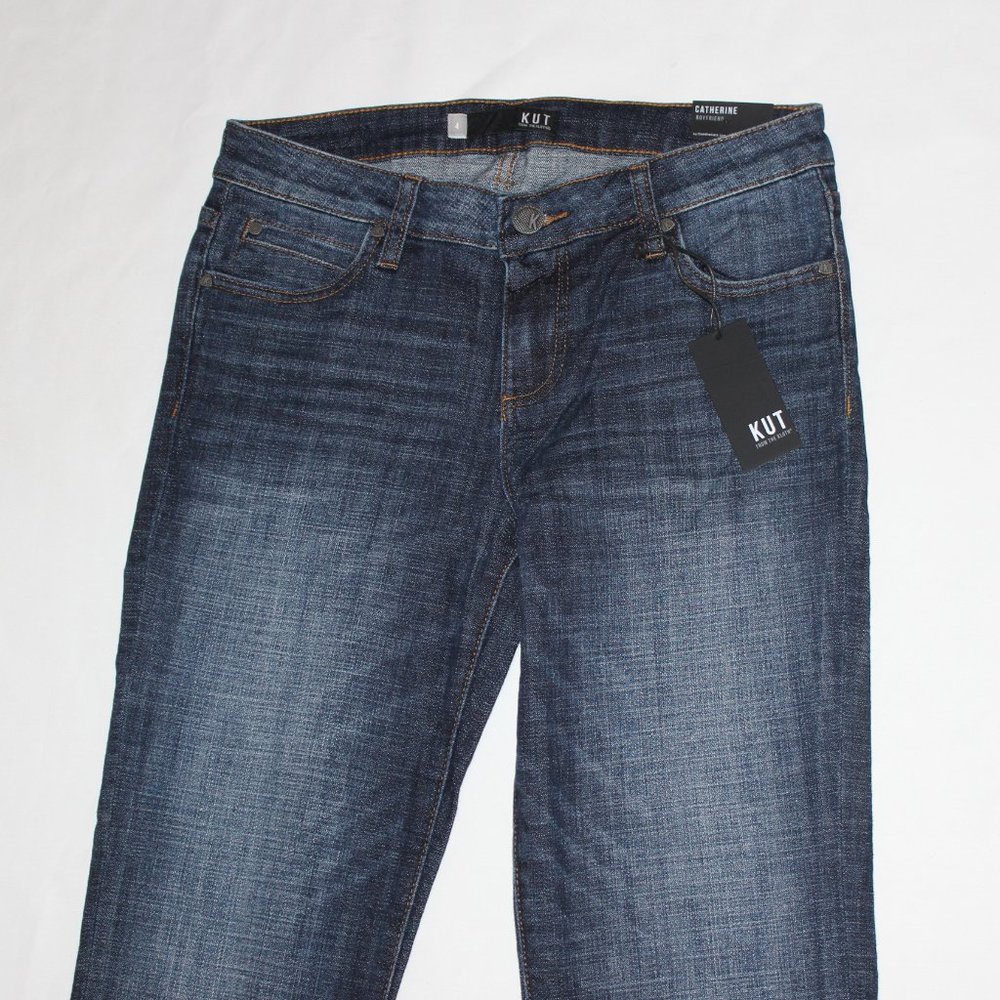 KUT FROM THE KLOTH BOYFRIEND JEANS SZ 4 - Picture 3 of 6
